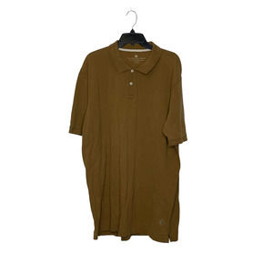 The Territory Ahead Mens Polo Shirt Big & Tall Size XLT Brown Knit‎ Pullover SS